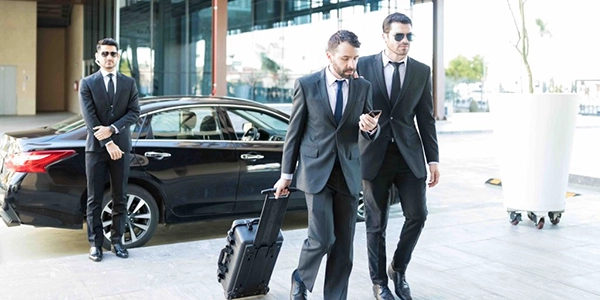 Residential patrol and HOA security illustration